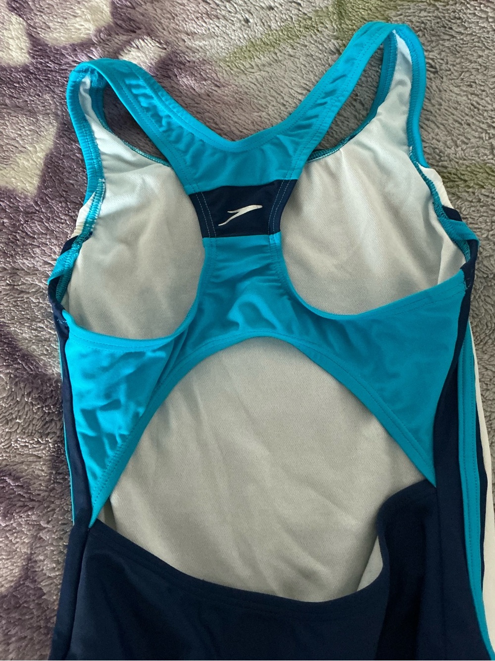 Speedo Girls Solid Infinity Splice One Piece - Picture 10 of 12